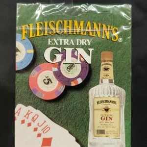 VTG 1992 Fleischmann's Extra Dry Gin Playing Deck Cards Poker Size Sealed